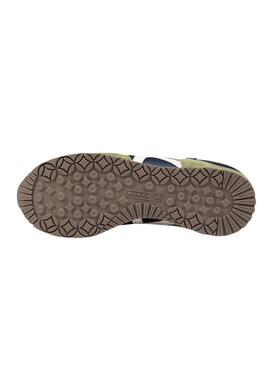 Zapatillas Munich Massana Classic verde y marino para hombre