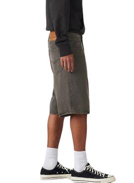 Shorts Denim Levis 478 Baggy negro para hombre