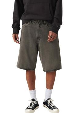 Shorts Denim Levis 478 Baggy negro para hombre
