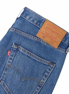 Bermuda vaquera Levis 501 original azul para hombre