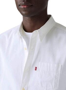 Camisa Levis Sunset Pocket blanco para hombre