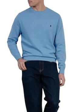 Jersey El Pulpo logo bordado azul lavanda para hombre