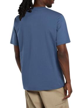 Camiseta Dickies Mapleton azul indigo para hombre