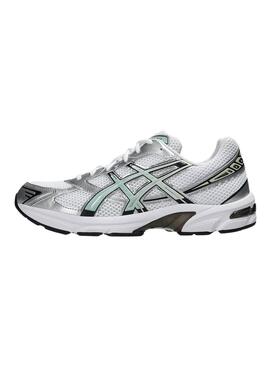 Zapatillas Asics Gel 1130 blanco y turquesa para mujer