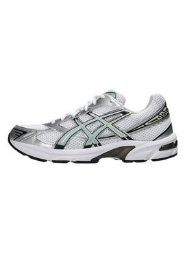 Zapatillas Asics Gel 1130 blanco y turquesa para mujer