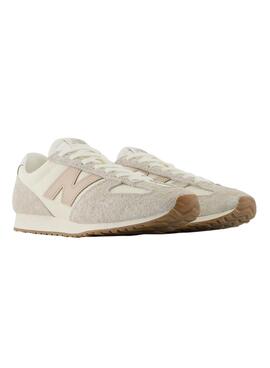 Zapatillas New Balance U471 beige y rosa para mujer