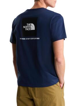 Camiseta The North Face Evo Box azul para hombre
