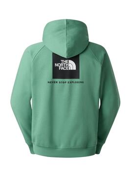 Sudadera The North Face Ranglan Box verde para hombre