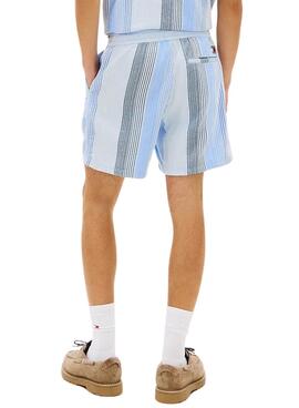 Bermudas Tommy Jeans Stripe azul para hombre