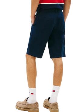 Bermudas Tommy Jeans Scanton azul marino para hombre