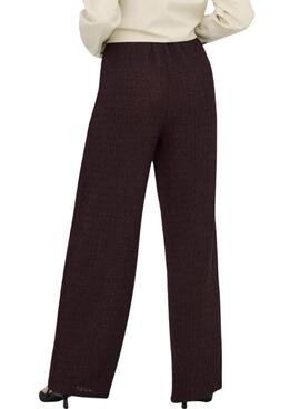 Pantalones Only Ilse estructura marrón para mujer