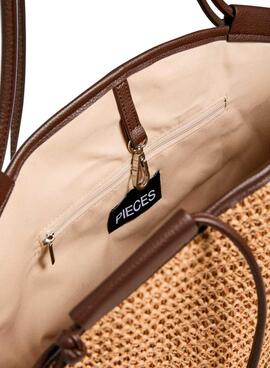 Bolso Pieces Ballan Baga beige para mujer