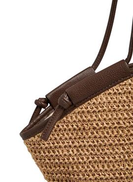 Bolso Pieces Ballan Baga beige para mujer