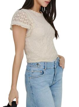 Top Only Estralla beige para mujer