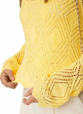 Jersey Only Pamela amarillo para mujer