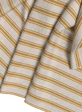 Vestido Vila Prisilla rayas amarillo para mujer