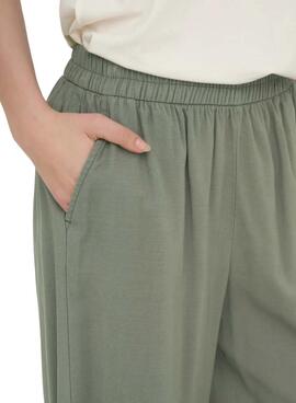 Pantalón Only Laris verde para mujer