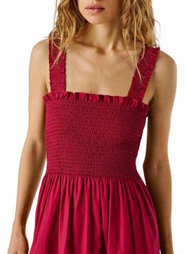 Vestido Pepe Jeans Avril fucsia para mujer