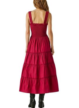 Vestido Pepe Jeans Avril fucsia para mujer