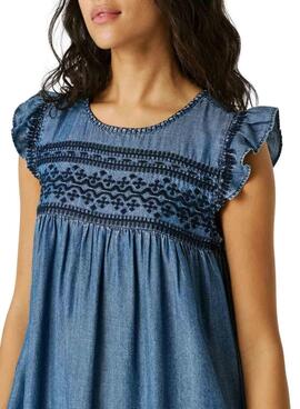 Vestido Pepe Jeans Cindy azul para mujer