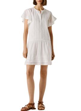 Vestido Pepe Jeans Destin blanco para mujer