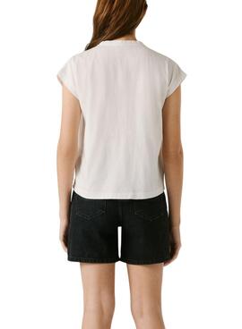 Camiseta Pepe Jeans Mina blanco para mujer