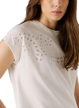 Camiseta Pepe Jeans Mina blanco para mujer