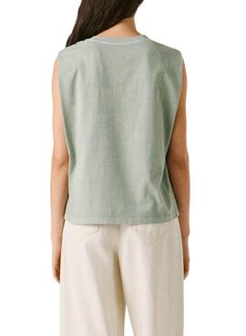 Camiseta Pepe Jeans Mirari verde para mujer