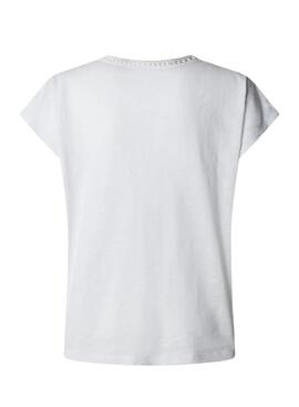 Camiseta Pepe Jeans Mila blanco para mujer