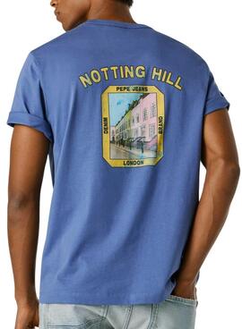 Camiseta Pepe Jeans Sion azul para hombre