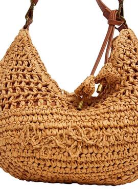 Bolso Pepe Jeans Ziggy Balm rafia para mujer