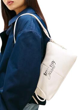 Bolso Tommy Jeans Bold blanco para mujer