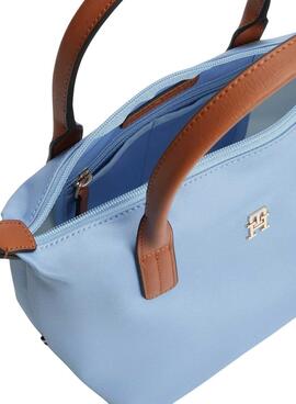 Bolso Tommy Hilfiger Popette mini azul para mujer
