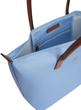 Bolso Tommy Hilfiger Popette azul para mujer
