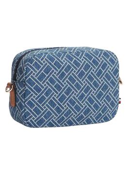 Bolso Tommy Hilfiger Popette camera azul para mujer