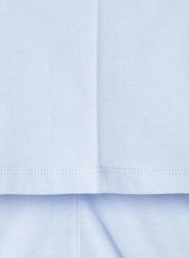 Camiseta Pepe Jeans Joshua logo azul cielo para niño