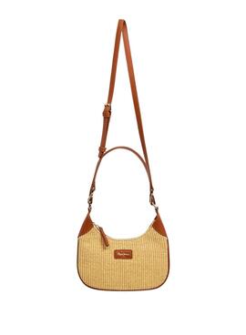 Bolso Pepe Jeans Trish rafia para mujer