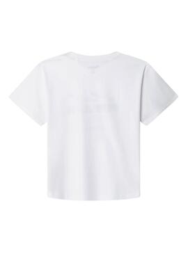 Camiseta Pepe Jeans Carter estampado logo blanco para niño