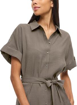 Vestido Vila Vihula verde para mujer