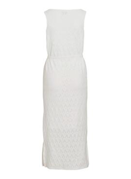 Vestido Vila Malina blanco para mujer
