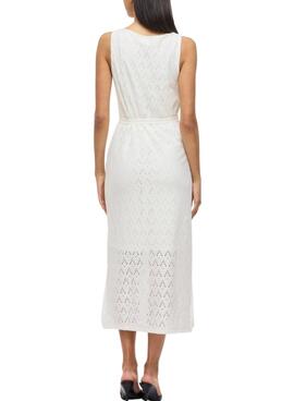 Vestido Vila Malina blanco para mujer