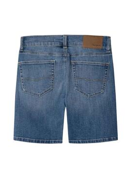 Pantalón corto Pepe Jeans Cashed azul medio para niño
