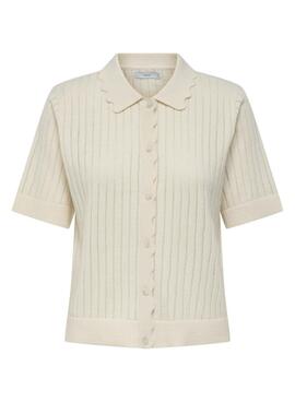 Polo Only Elma beige para mujer