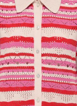 Polo Only Llula rosa para mujer