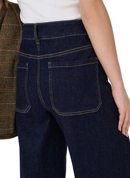 Pantalón vaquero Only Madison denim oscuro para mujer