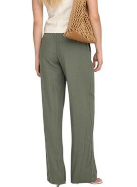 Pantalón Only Goa verde para mujer