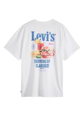Camiseta Levis Serving Up Classics blanco para hombre
