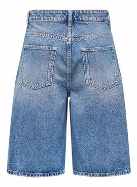 Bermudas vaqueras Only Mate azul para mujer