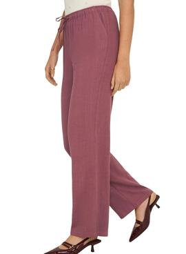 Pantalón Only Siesta rosa para mujer