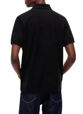 Polo Tommy Jeans Essential negro para hombre